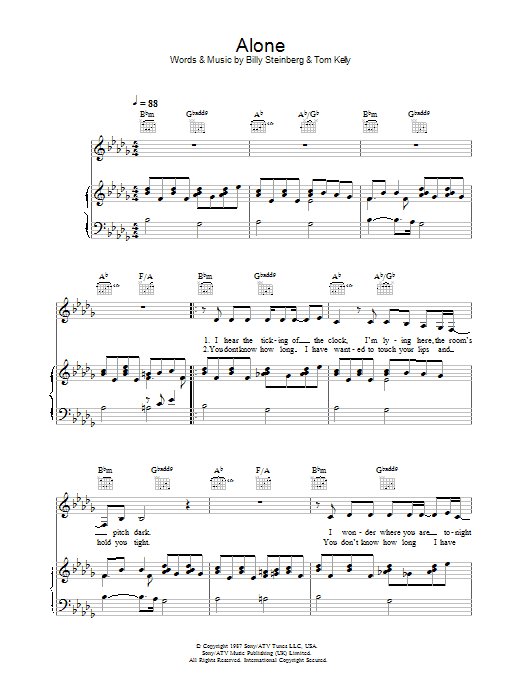 Produktgalerie: Seite 1 von 1 Alone, Heart, Gesang, Gitarre, Klavier