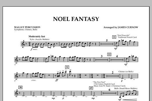 Produktbild zu:  Noel Fantasy - Mallet Percussion - 