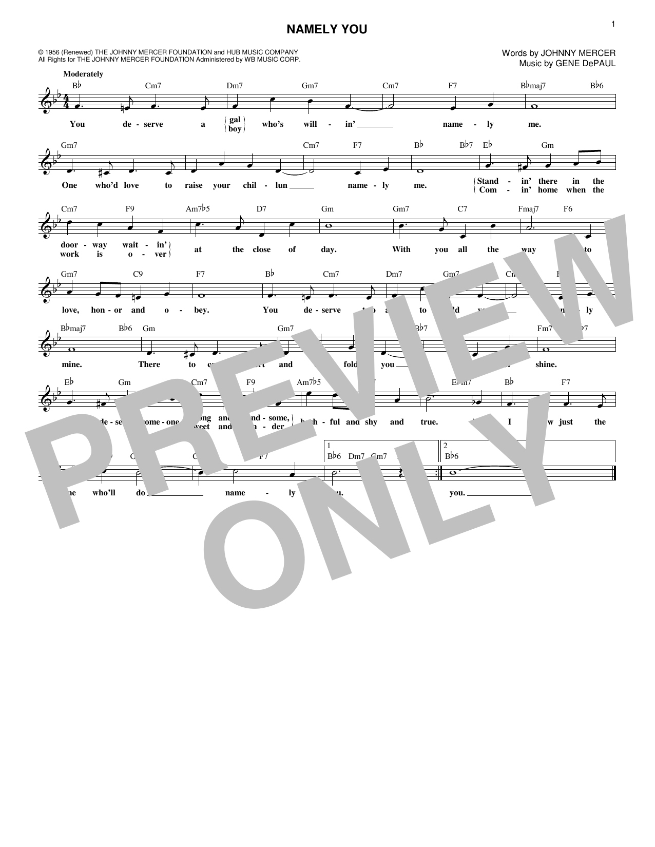 Product gallery: Page 1 of 1 Namely You,