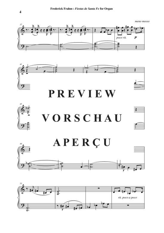 Product gallery: Page 5 of 19 Fiestas de Sante Fe , , (Organ solo - manuals only)