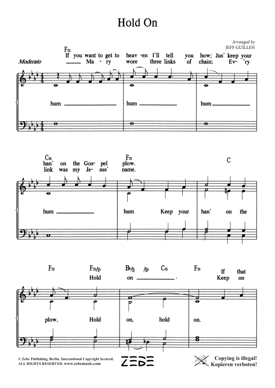 gallery: Hold On, , Gemischter Chor