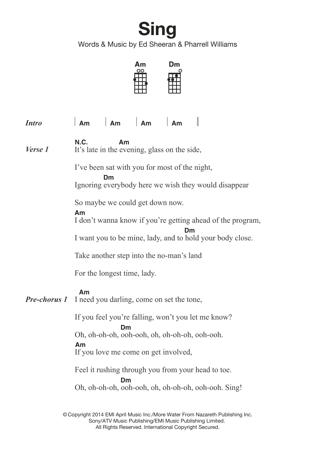 Product gallery: Page 1 of 1 Sing, Ed Sheeran