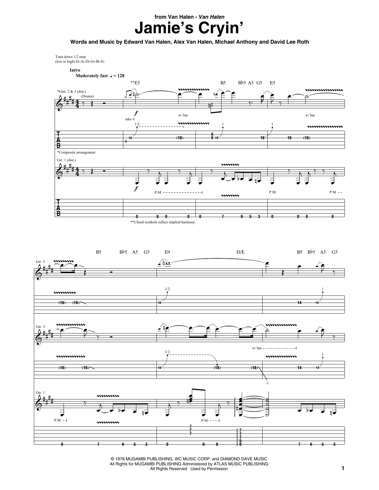 Produktgalerie: Seite 1 von 1 Jamie's Cryin', Van Halen, Gitarre