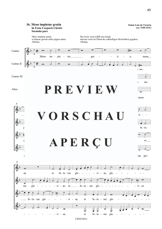 gallery: O sacrum convivium / Mens impletur gratia, , (Gemischter Chor)
