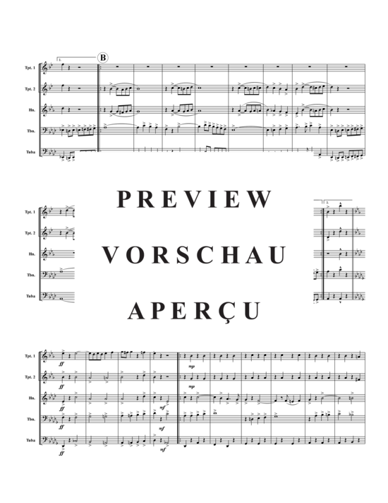 Produktgalerie: Seite 3 von 9 Robinson's Grand March , , (Blechbläserquintett)