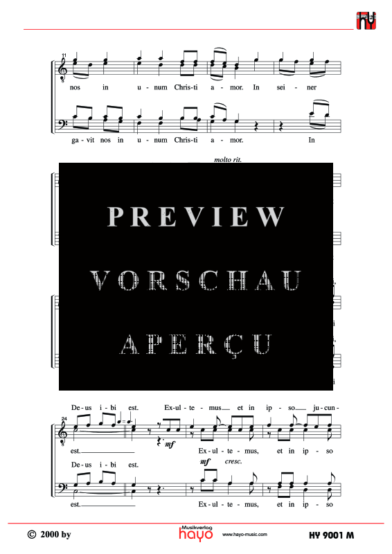 Product gallery: Page 5 of 9 Ubi Caritas, , (male choir)