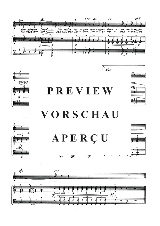 Product gallery: Page 9 of 21 6 Melodien aus dem Musical Casanova , , Piano and Voice