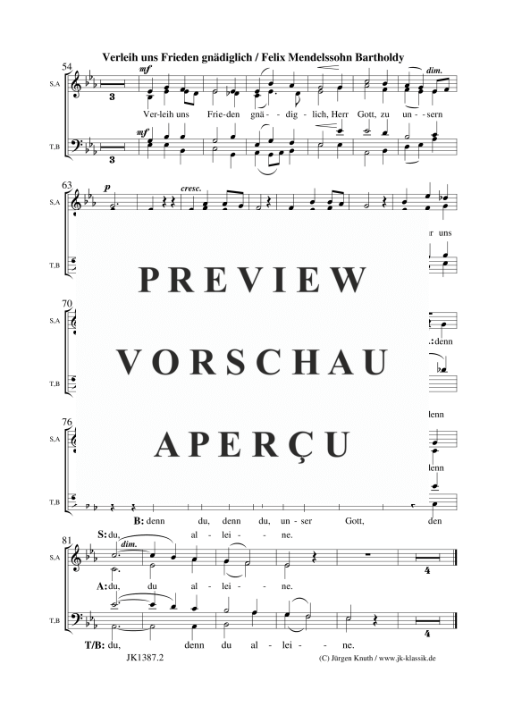 gallery: Verleih uns Frieden gnädiglich (Da nobis pacem, Domine), , Klavier und Gesang