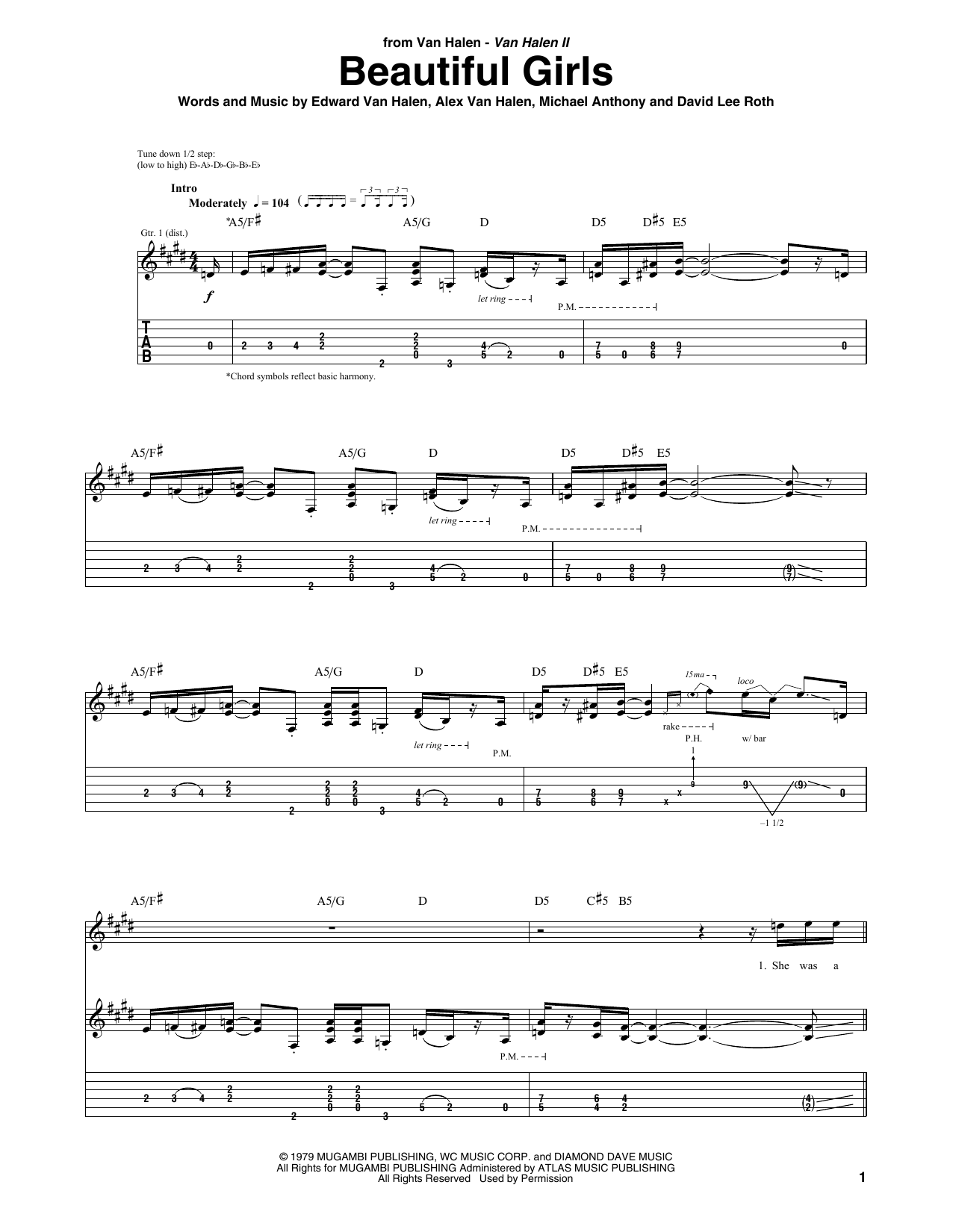 Produktgalerie: Seite 1 von 1 Beautiful Girls, Van Halen, Gitarre