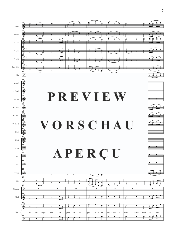 Produktgalerie: Seite 7 von 11 Be thou my vision, , Gemischter Chor und Concert Band
