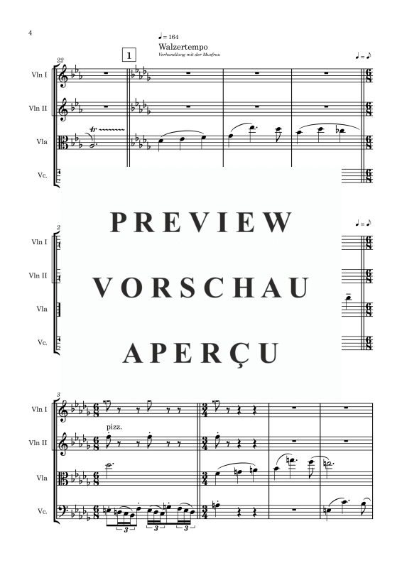 gallery: Der tapfere Schneider, , Streicherquartett