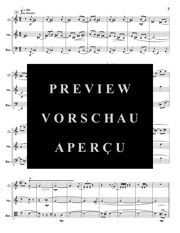 Product gallery: Page 7 of 11 Trio, Op. 65, , (trio clarinet, horn and bassoon)