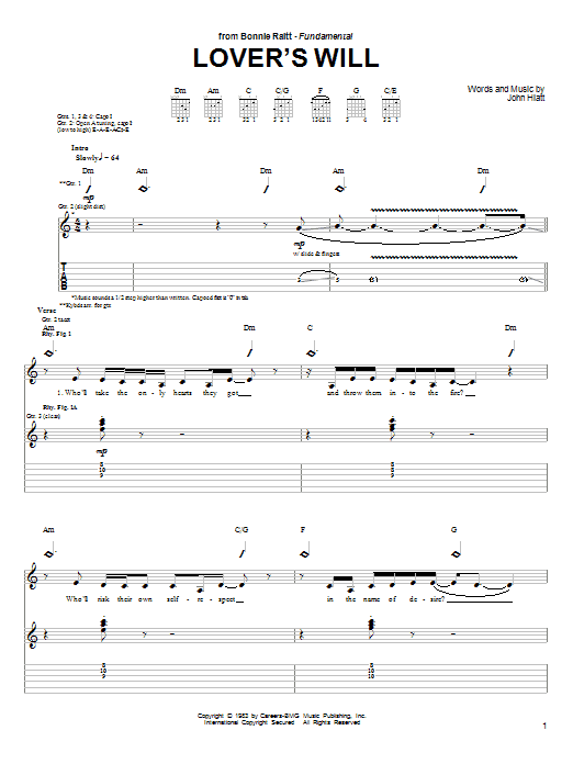 Produktbild zu: Lover's Will