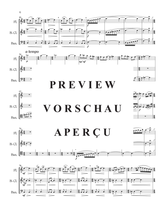 Product gallery: Page 7 of 21 Drei für Drei , , (flute, clarinet, bassoon)