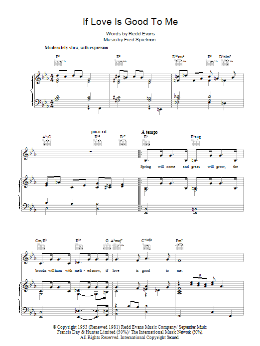 Product gallery: Page 1 of 1 If Love Is Good To Me, Fred Spielman