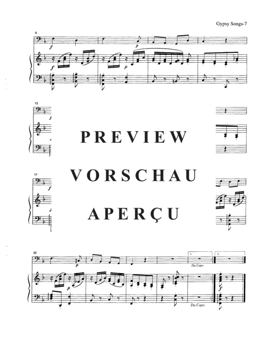 Product gallery: Page 10 of 20 Gypsy Songs , , (tuba + piano)