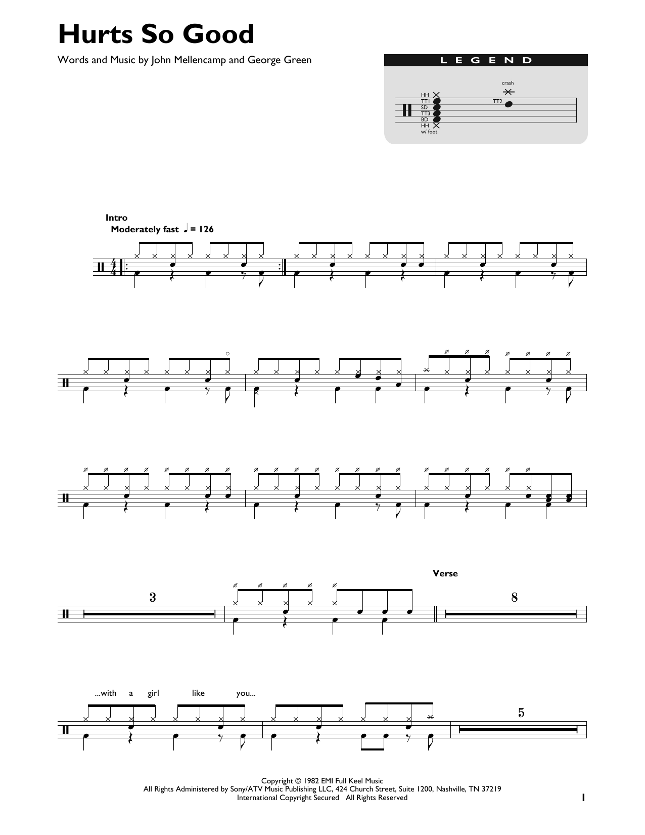 Product gallery: Page 1 of 1 Hurts So Good, John Mellencamp