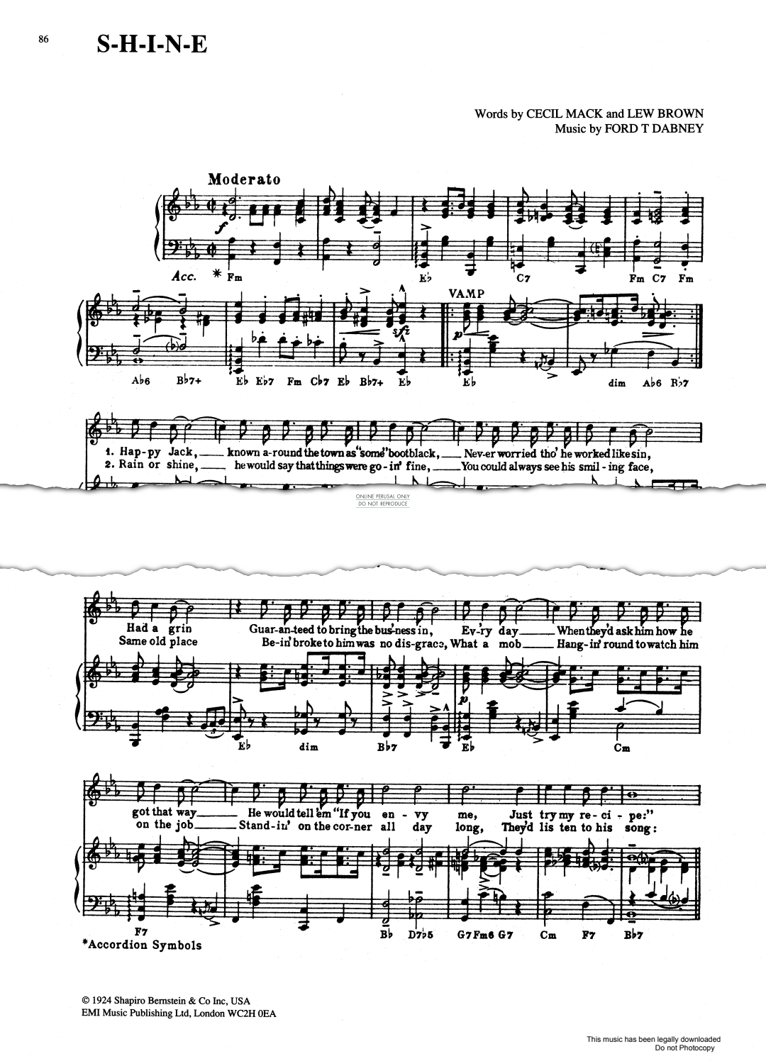 Product gallery: Page 1 of 1 Shine, Louis Armstrong