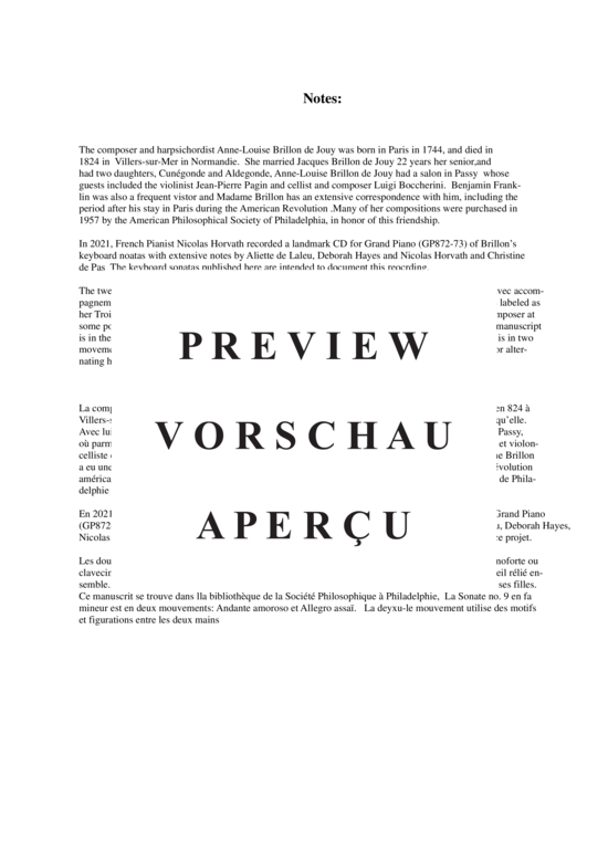 Product gallery: Page 3 of 13 Sonata no. 9 in f minor , Horvath, Nicolas, (Klavier/Cembalo Solo)