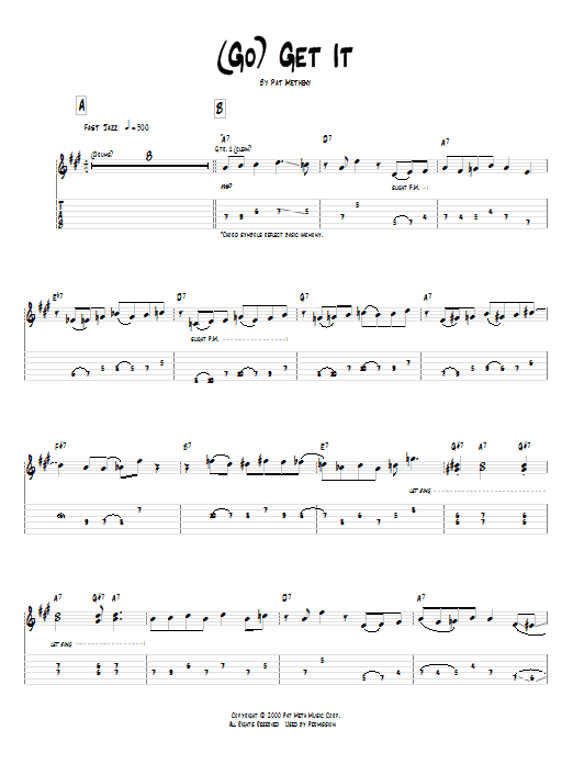 Product gallery: Page 1 of 1 (Go) Get It, Pat Metheny