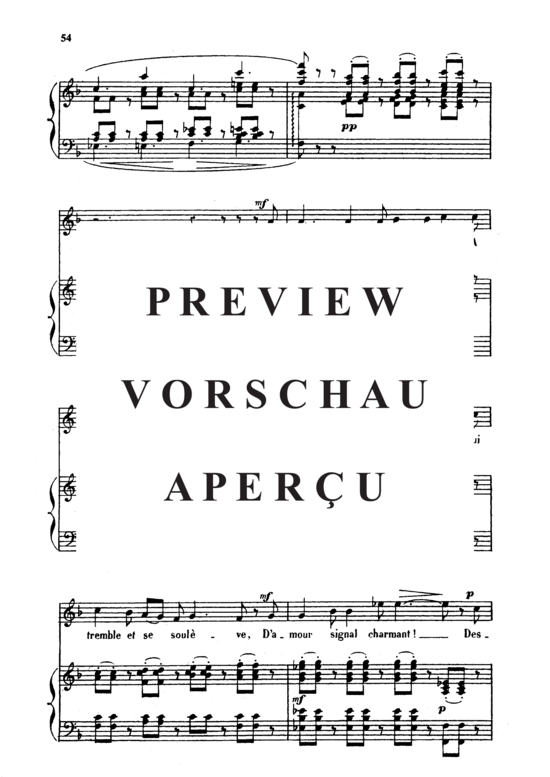 Product gallery: Page 4 of 5 Aubade Op.6 No.1, , Medium Voice and Piano