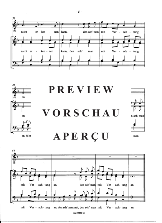 Product gallery: Page 6 of 7 Vaudeville, Wer soviel Huld vergessen kann , , (tenor solo + mixed choir)