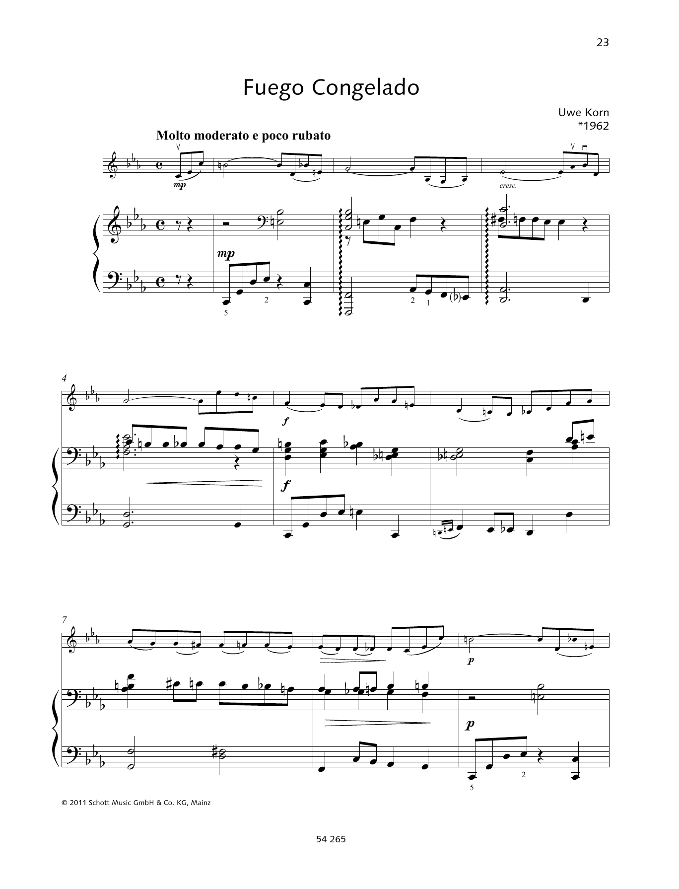 Product picture to:  Fuego Congelado - Uwe Korn