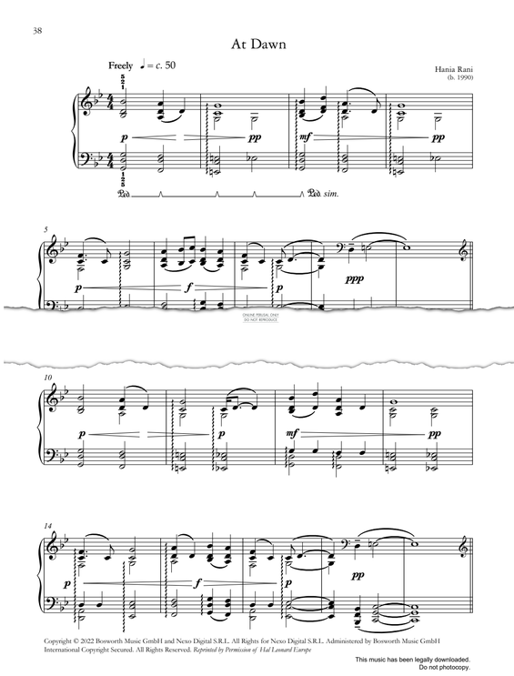 Produktgalerie: Seite 1 von 1 At Dawn, Hania Rani, Klavier