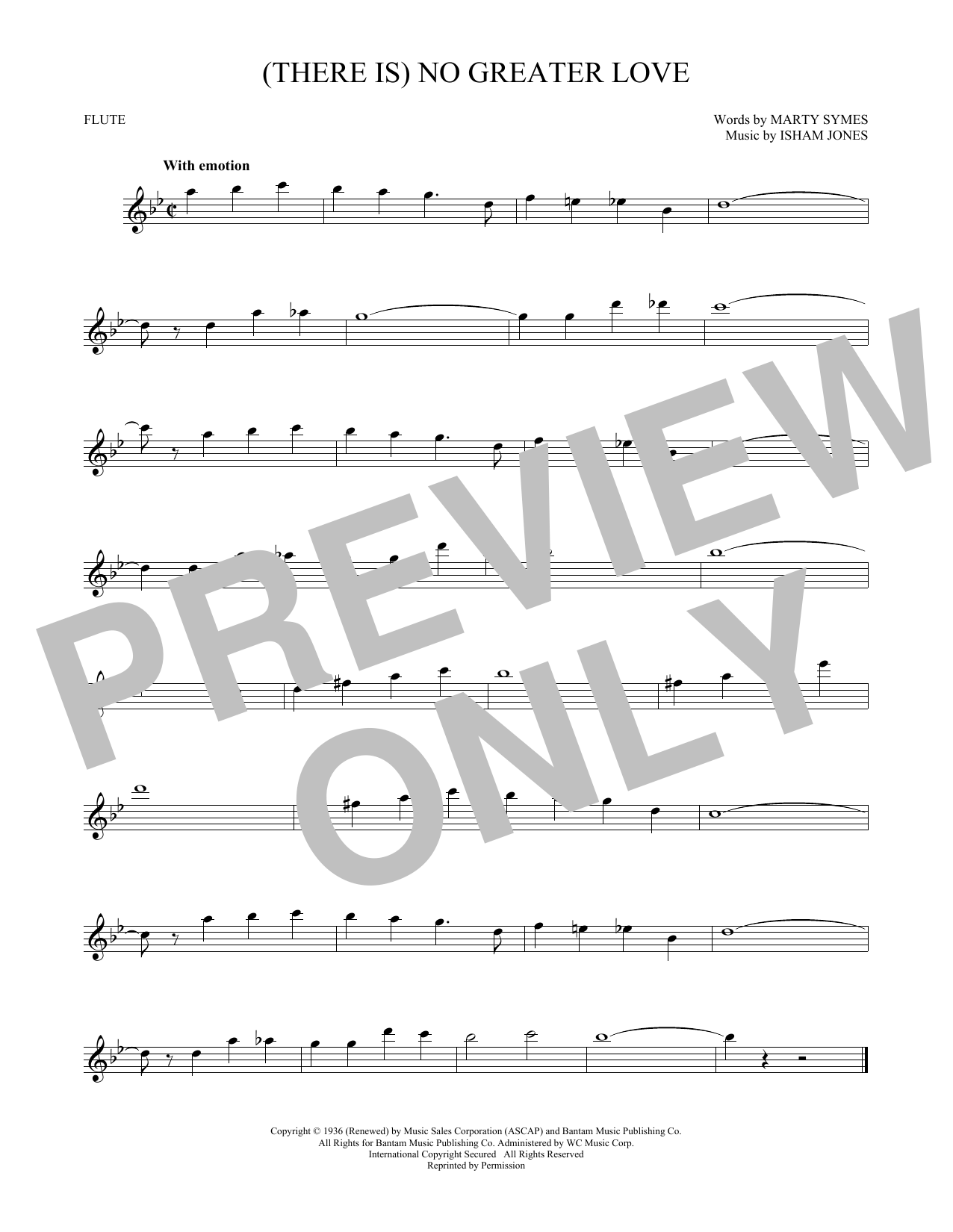 Product gallery: Page 1 of 1 (There Is) No Greater Love, Isham Jones
