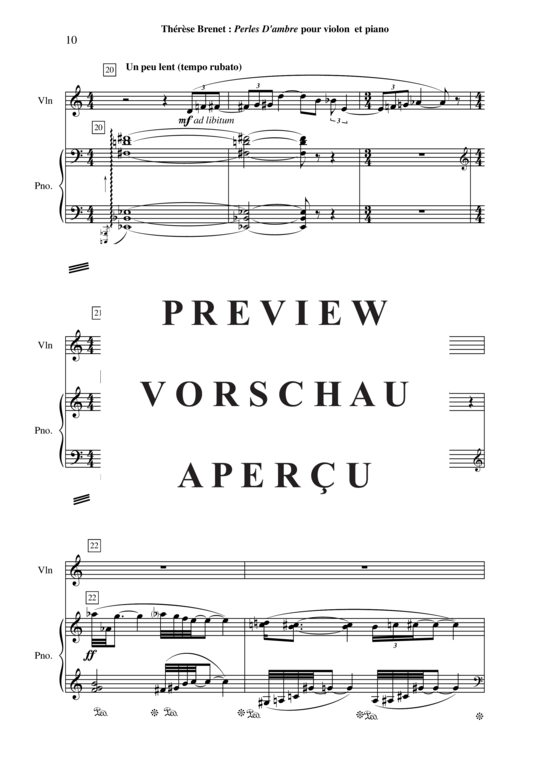 Product gallery: Page 11 of 18 Perles d'Ambre , , (violin + piano)