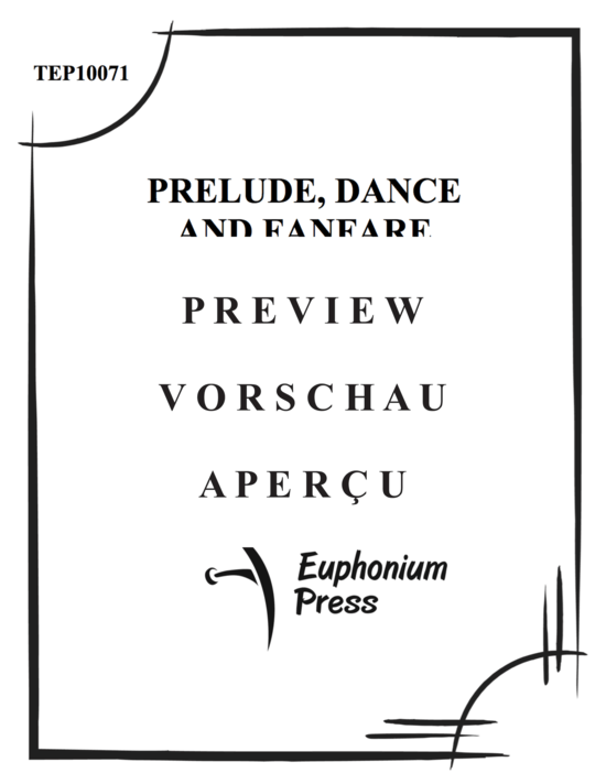 Produktgalerie: Seite 2 von 11 Prelude, Dance and Fanfare , , (Tuba Duett)