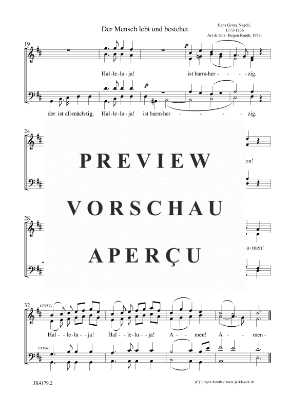 gallery: Der Mensch lebt und bestehet (Motette), , Gemischter Chor