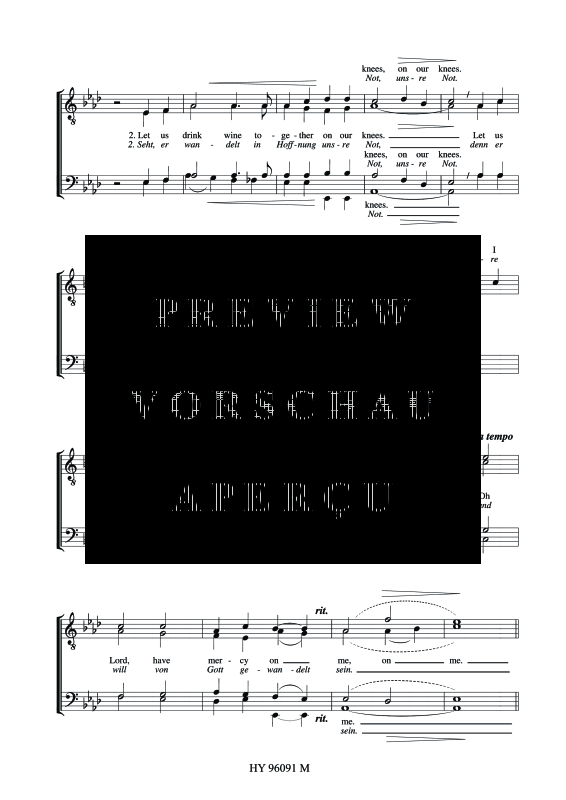 gallery: Oh Lord, have a Mercy on me, , (Männerchor)