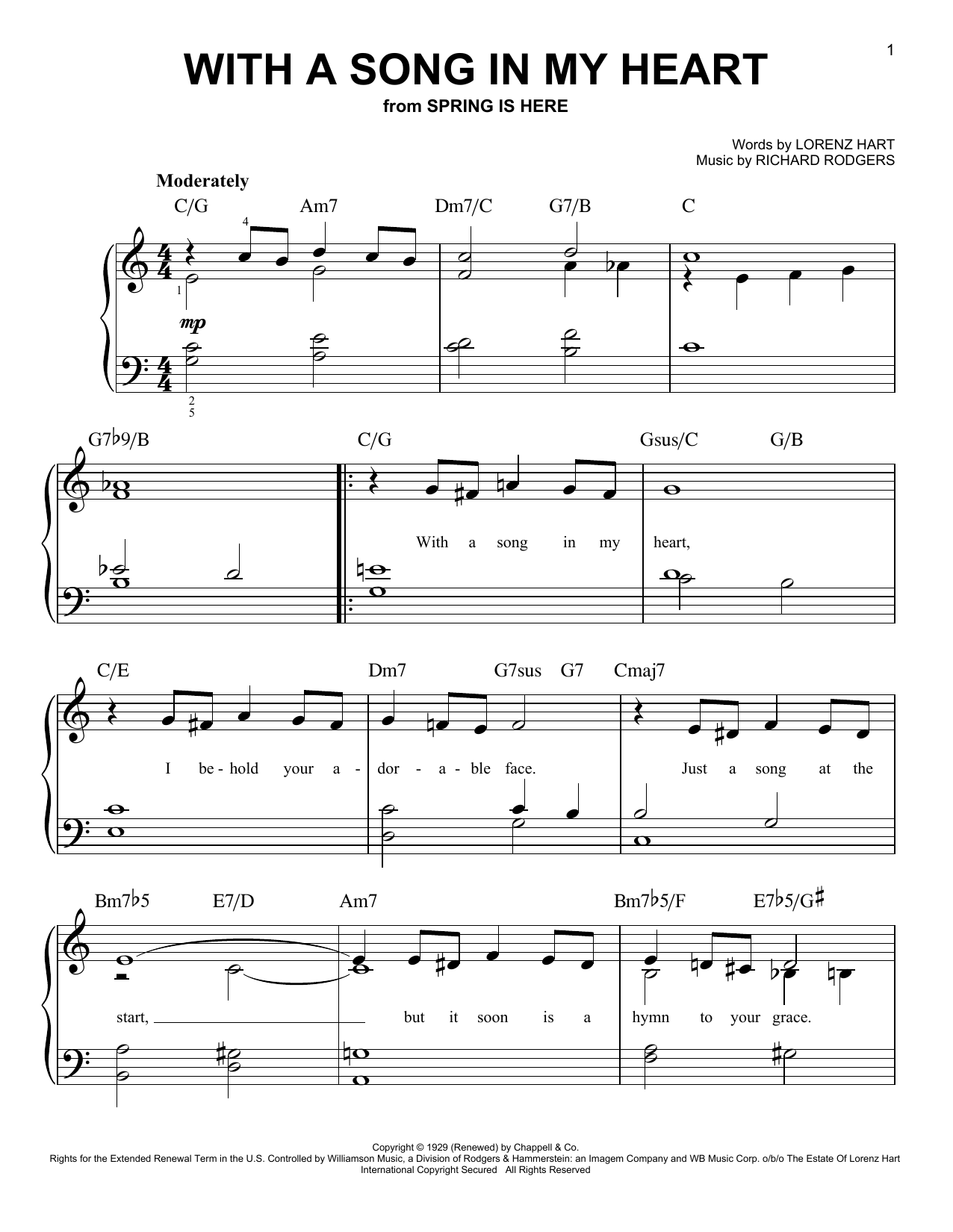 Produktbild zu: With A Song In My Heart