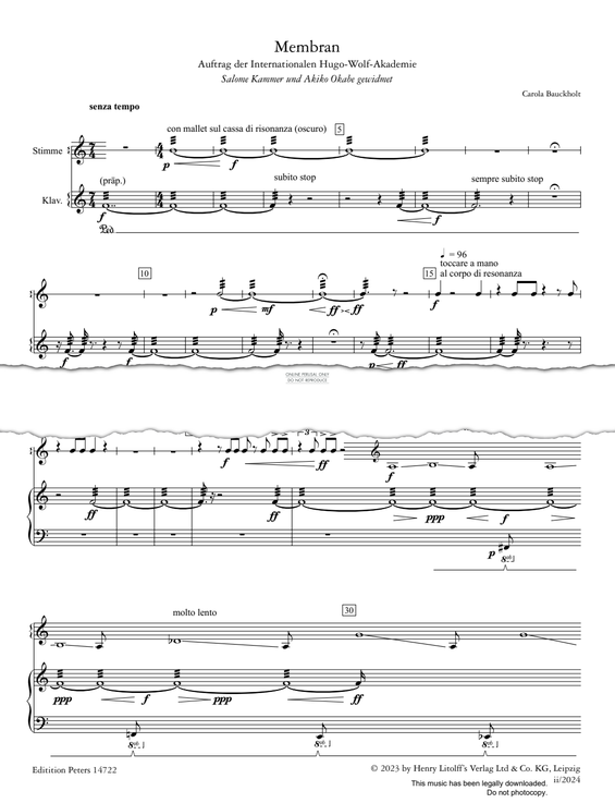 gallery: Membran, Carola Bauckholt