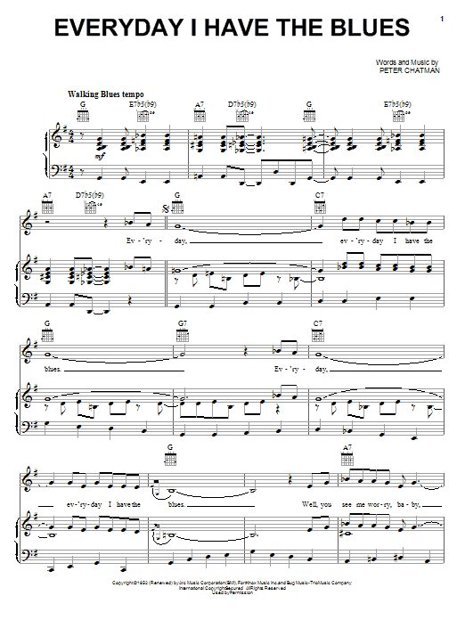 Produktbild zu: Everyday I Have The Blues