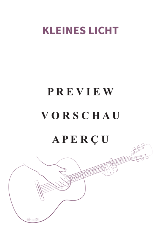 gallery: Kleines Licht (Gesang + Akkorde) , Yvaine,  (Leadsheet)