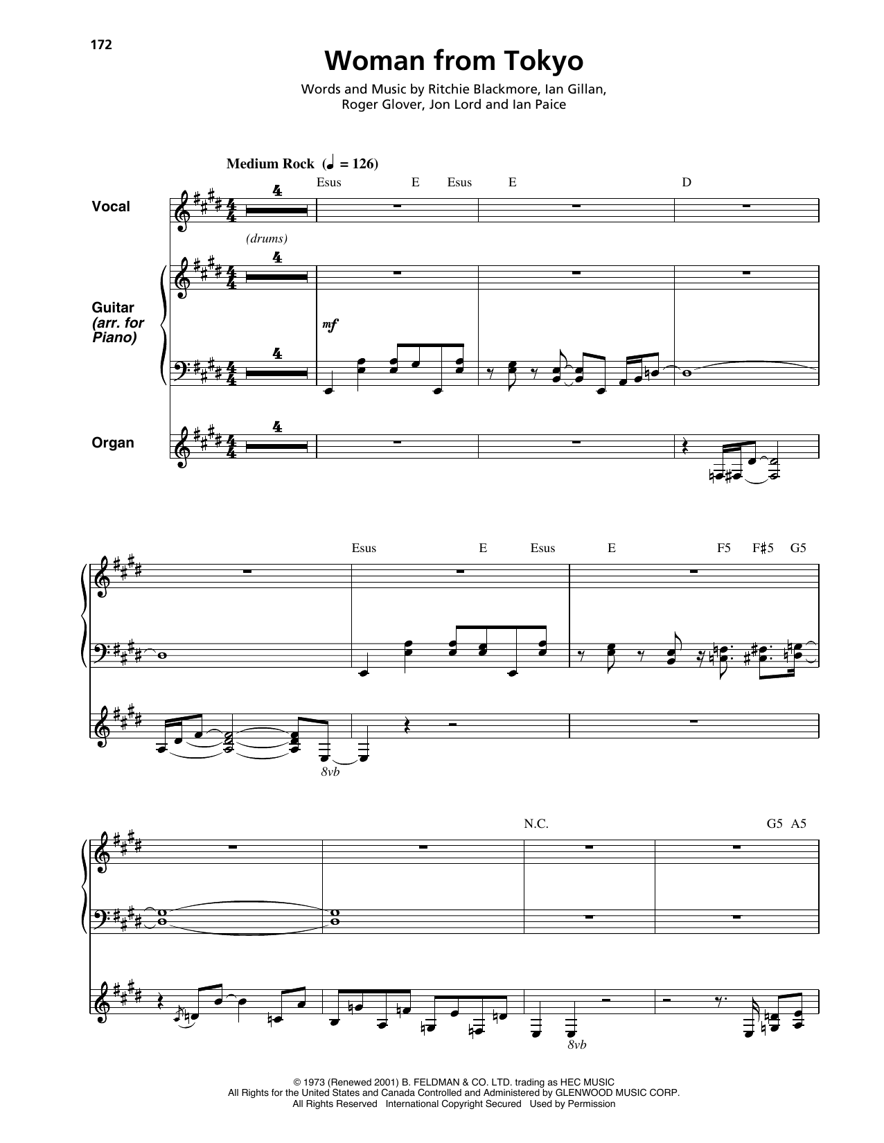 Produktbild zu:  Woman From Tokyo - Deep Purple