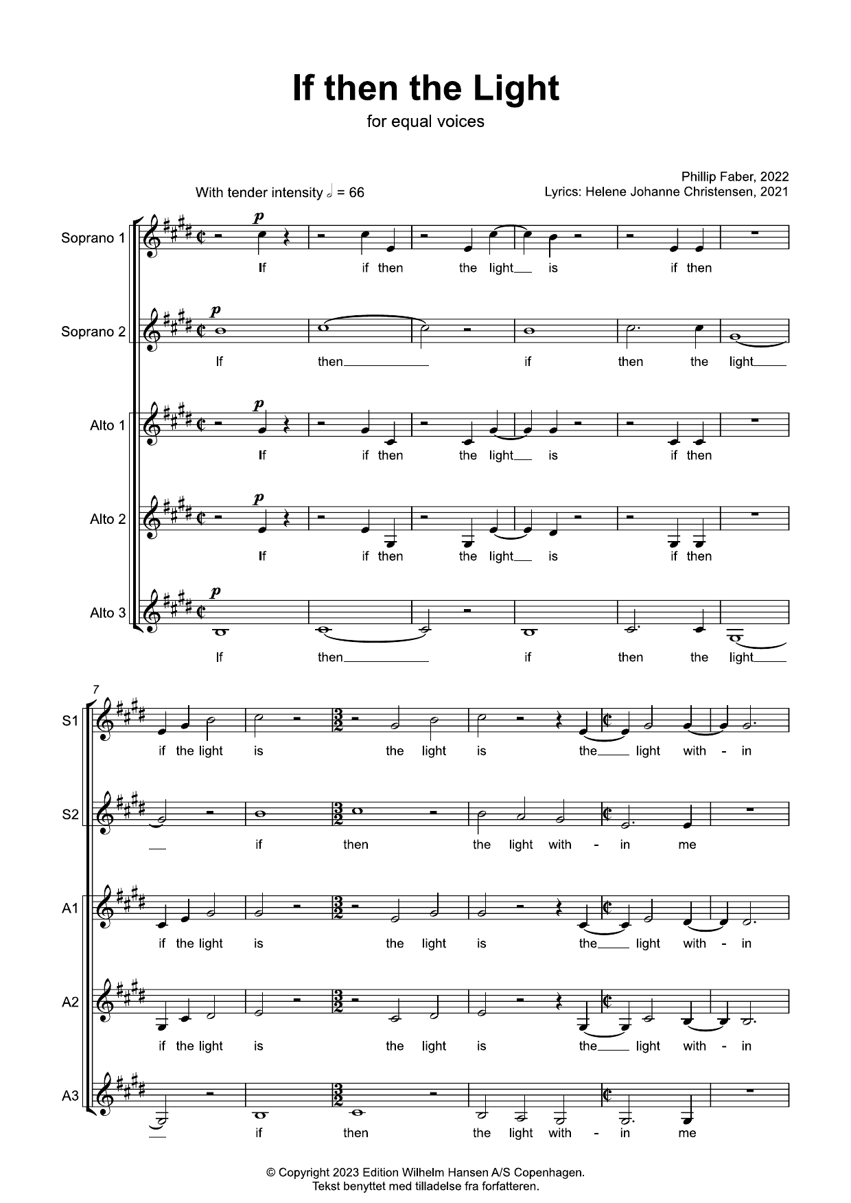 Produktgalerie: Seite 1 von 1 If Then The Light, Phillip Faber, Chor