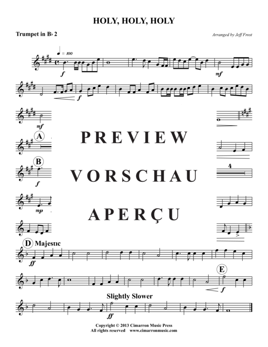 Produktgalerie: Seite 7 von 10 Holy, Holy, Holy , , (Blechbläser-Quintett)