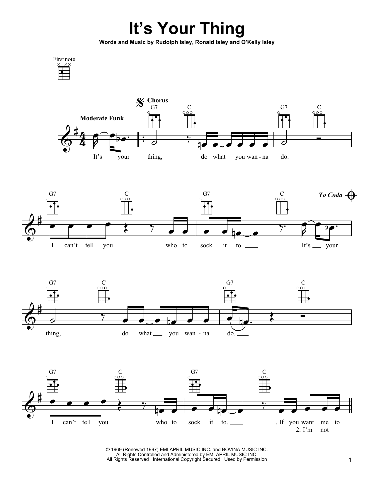 Product gallery: Page 1 of 1 It's Your Thing, The Isley Brothers