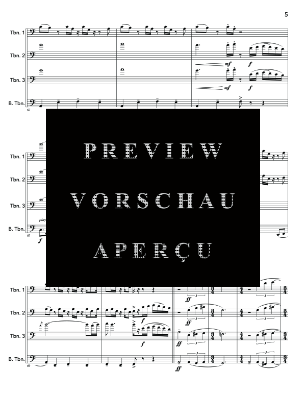 Product gallery: Page 9 of 11 Bailamos (We Dance), , (Trombone quartet)