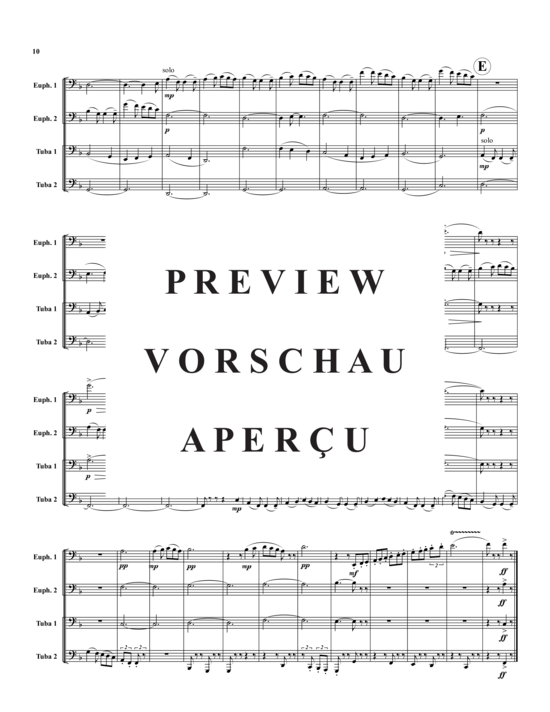 Product gallery: Page 11 of 21 Suite in F- 4 Sätze , , (Tuba Quartet: 2x Baritone, 2xTuba)