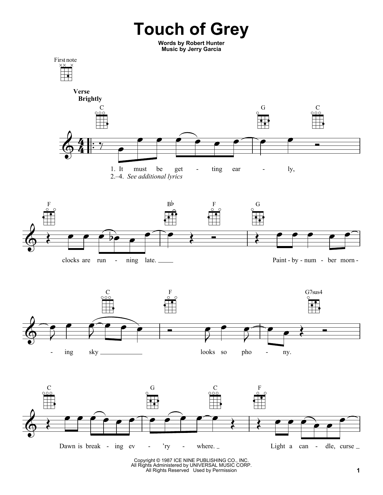 Product gallery: Page 1 of 1 Touch Of Grey, Grateful Dead