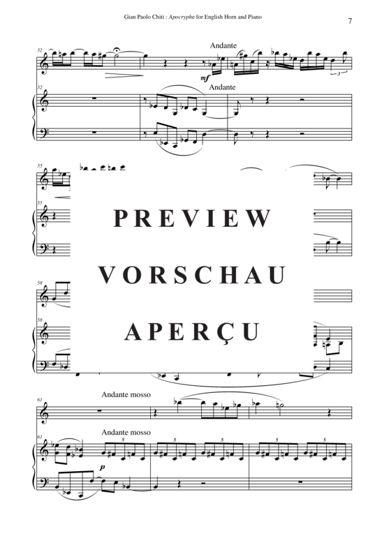 Produktgalerie: Seite 8 von 16 Apocryphe , , (Englischhorn + Klavier)