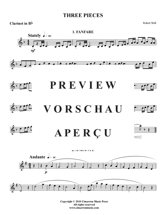 Produktgalerie: Seite 8 von 15 1. Fanfare  2. Andante  3. Danza , , (Holzbläser-Quintett)
