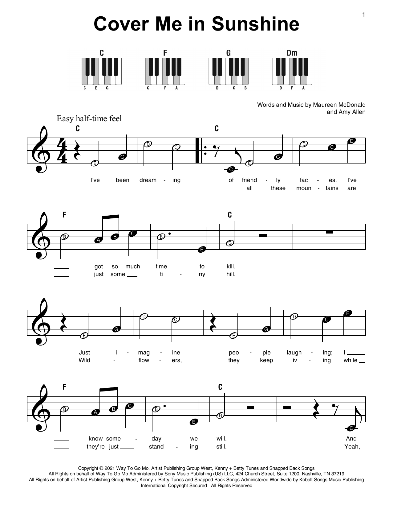 Produktbild zu: Cover Me In Sunshine