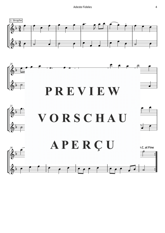 Product gallery: Page 6 of 8 Adeste Fideles - aus dem Album Barock und Jazz zum Fest, , (Duet 2x alto saxophone)