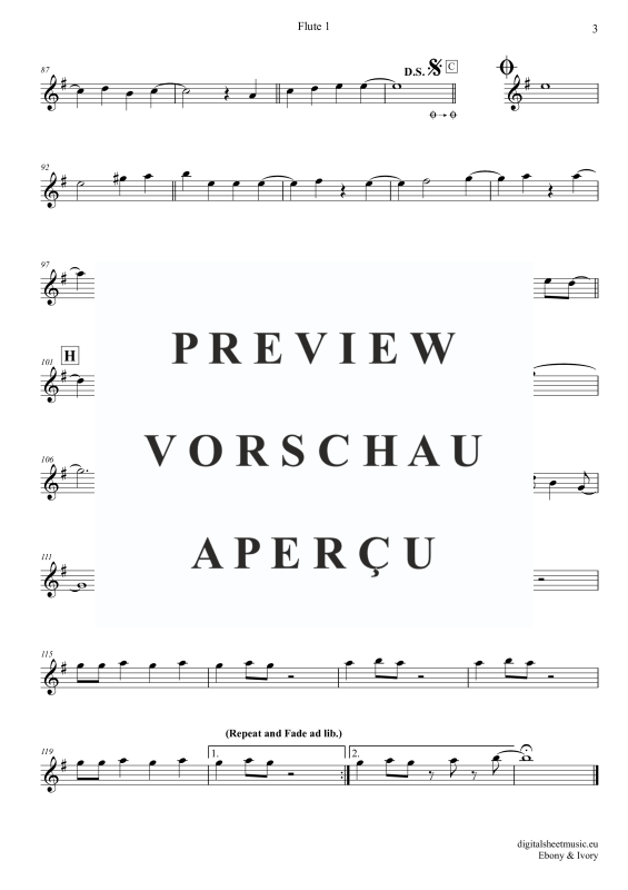 Produktgalerie: Seite 11 von 11 Ebony And Ivory, McCartney, Paul/Wonder, Stevie, (Flöten Trio + Klavier)