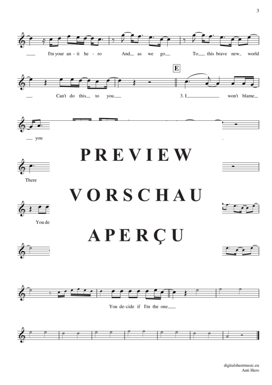 Produktgalerie: Seite 4 von 4 Anti Hero (Brave New World) , Roudette, Marlon,  (Oboe / Fagott)